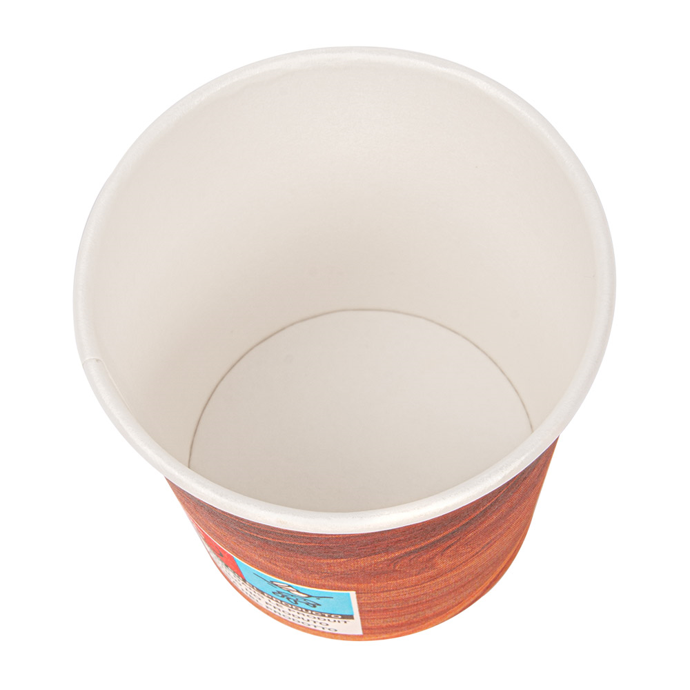 255.01-BICCHIERI BEVANDE CALDE 1 PARETE 'ARIZONA' 120 ML 230 + 18 PE G/M2 Ø6,2/4,5x6 CM MARRONE CARTONE (50 u.)
