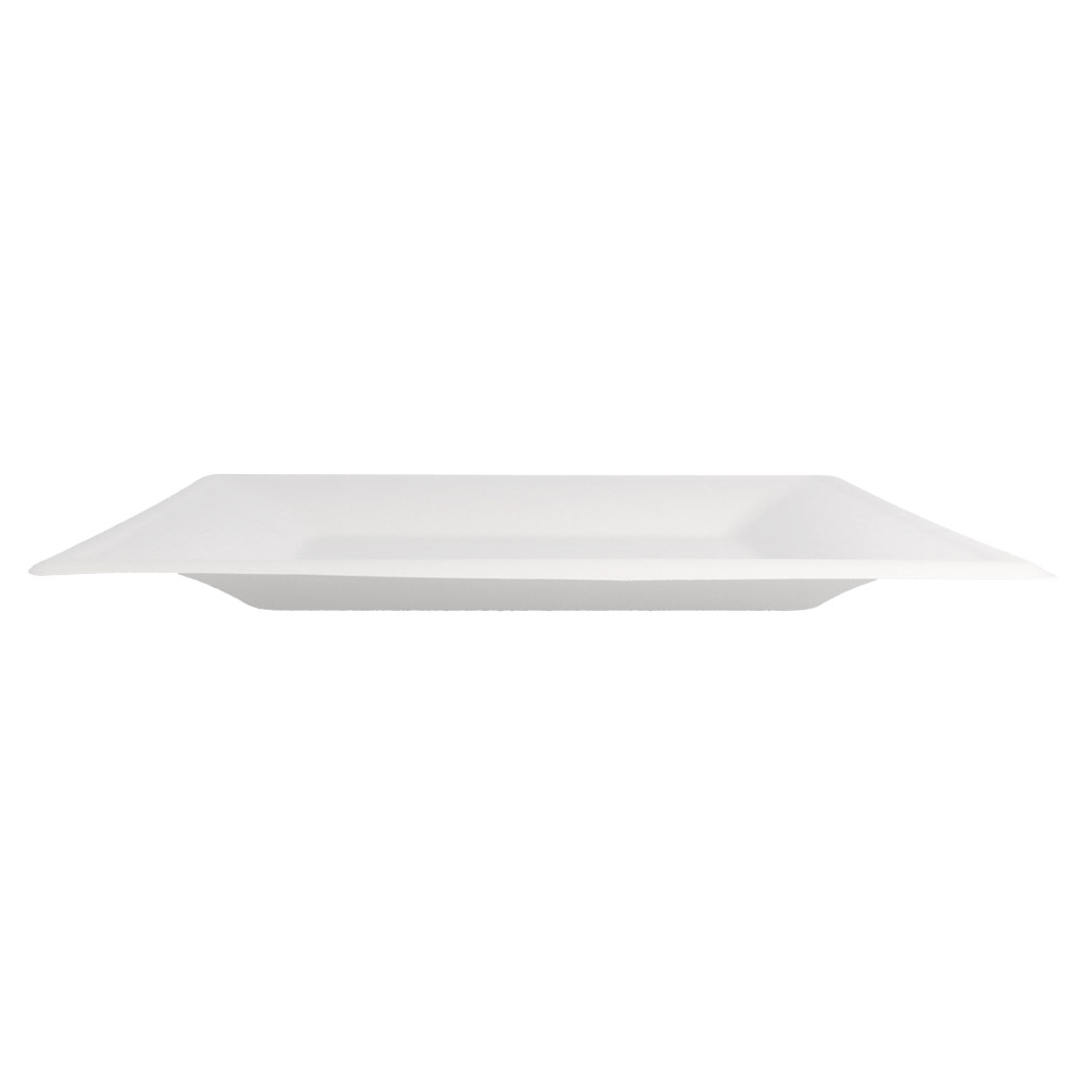 126.00-PIATTI QUADRATI 'BIONIC'  26,2x26,2x1,4 CM BIANCO BAGASSA (50 u.)