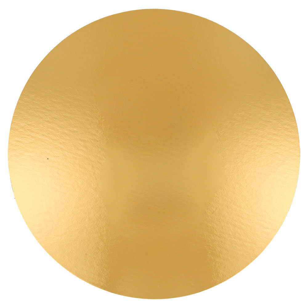 147.33-BASE PER TORTA DOPPIA FACCIA  950 G/M2 Ø 32 CM ORO NERO CARTONE (100 u.)
