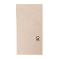 212.47-TOVAGLIOLI ECOLABEL 2 VELI PIEGATO 1/8 'FEEL GREEN'  18 G/M2 40x40 CM NATURALE TISSUE RICICLATO (50 u.)