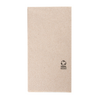 212.47-TOVAGLIOLI ECOLABEL 2 VELI PIEGATO 1/8 'FEEL GREEN'  18 G/M2 40x40 CM NATURALE TISSUE RICICLATO (50 u.)