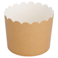 224.13-MUFFIN CUPS  160 + 15 PE G/M2 Ø 6x5,5 CM MARRONE CARTONE (100 u.)