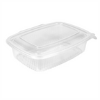 262.58-RECIPIENTI CON COPERCHIO 750 ML 18,7x14,4x5,2 CM TRASPARENTE PP (50 u.)