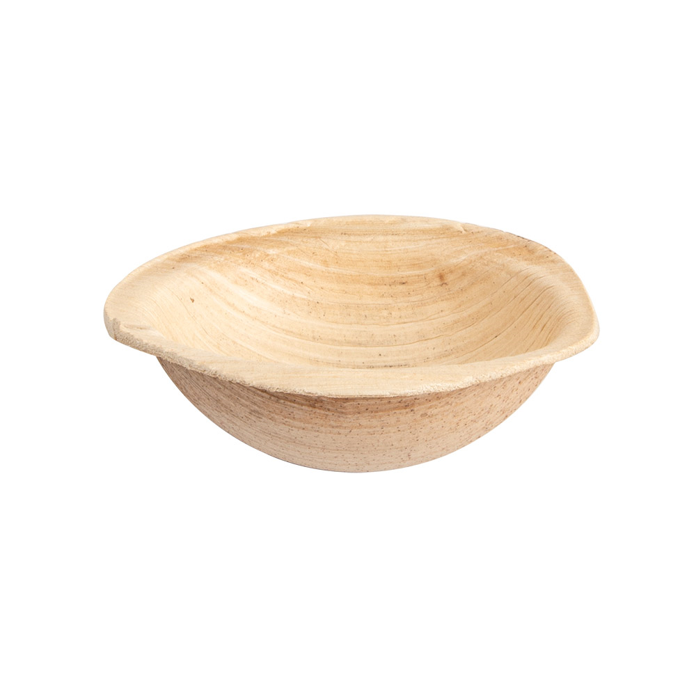 230.60-CONTENITORE MEZZA SFERA 'ARECA'  Ø 6x2 CM NATURALE ARECA (25 u.)