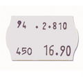 184.52-1000U. ETICHETTE CODICE 141.06/141.07   2,6x1,6 CM BIANCO ADESIVO (20 u.)