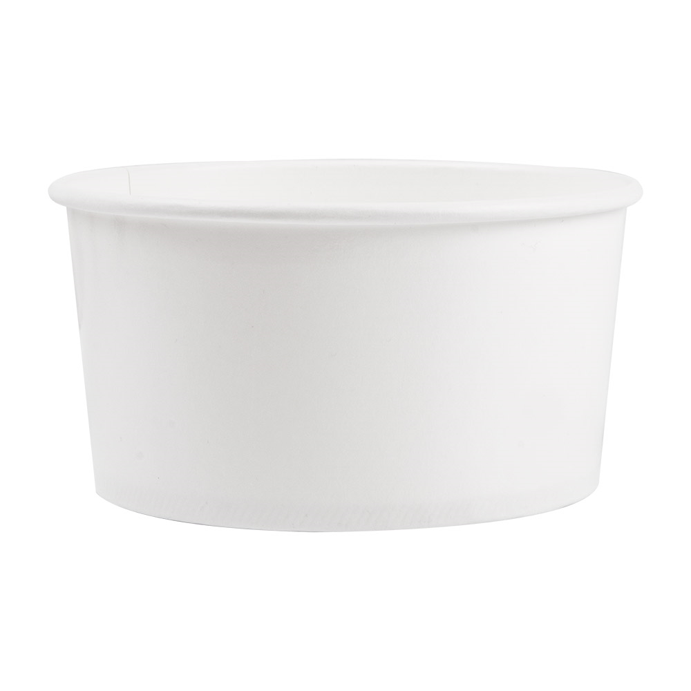 226.35-INSALATIERI  1000 ML - 33,3 oz 300 + 18 PE G/M2 Ø15/12,8x7,5 CM BIANCO CARTONE (50 u.)