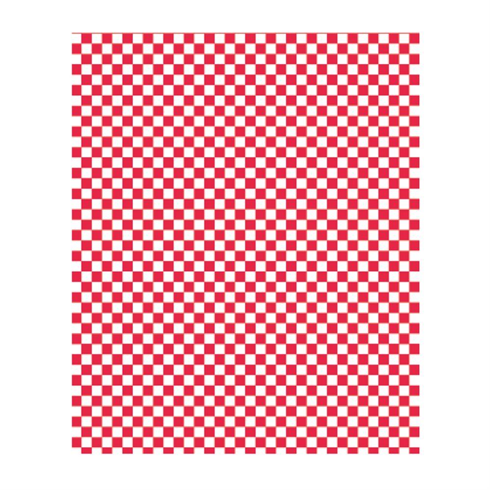169.08-CARTA ANTIGRASSO FAST FOOD RED FITIPALDI 35 G/M2 28x34 CM BIANCO PERGAMANA ANTIGRASSI (1000 u.)