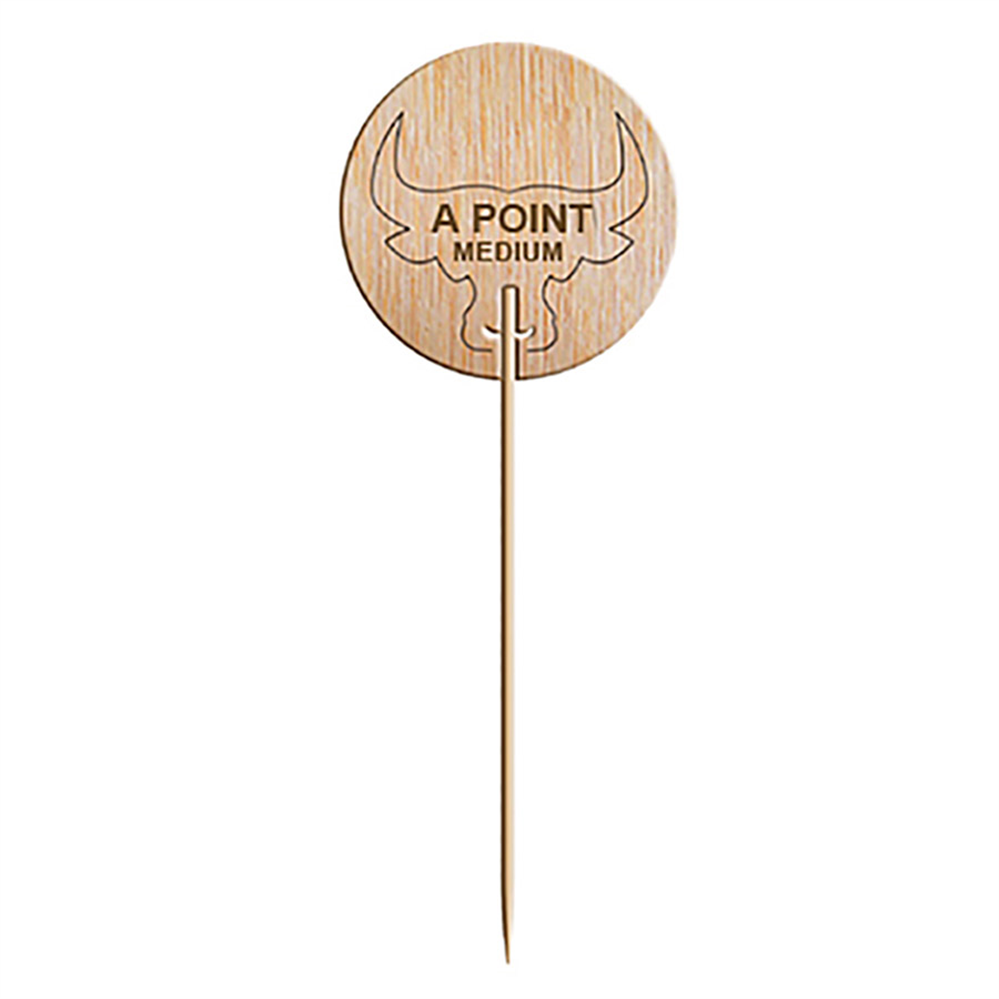 210.44-STEAK MARKER - AL PUNTO   9,5 CM NATURALE LEGNO (100 u.)