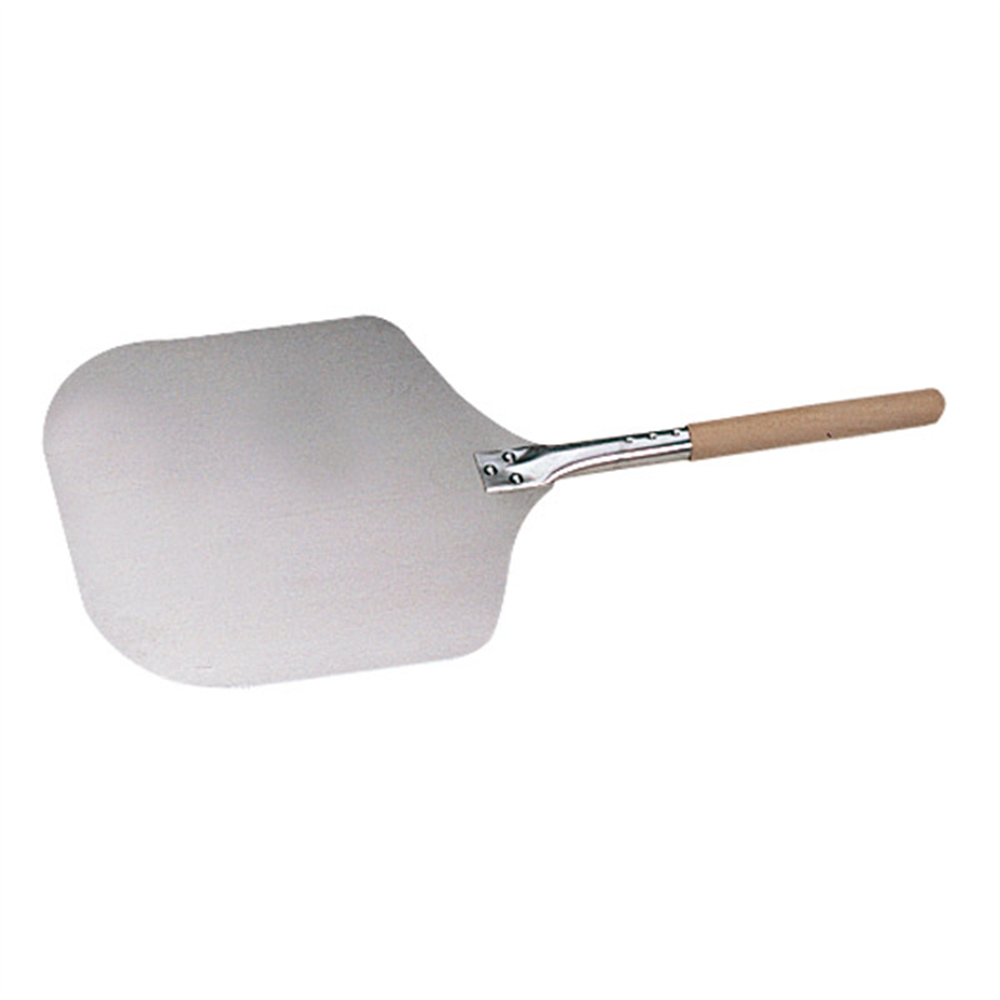 148.86-PALA DI PIZZA LATI AFILATI  30,5x35,6x69 CM ARGENTO ALLUMINIO