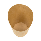 281.44-BICCHIERE PER FRITTI APERTO 'FEEL GREEN' 16 OZ - 480 ML 250 + 20PE G/M2 Ø8,5x13,5 CM MARRONE CARTONE (50 u.)