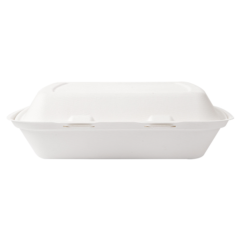253.74-CONTENITORI 3 SCOMPARTI 'BIONIC' 950 ML 23x18x7,3 CM BIANCO BAGASSA (50 u.)