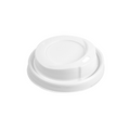 222.03-COPERCHIO ALTO PER BICCHIERI 240 ML.   BIANCO PS (100 u.)