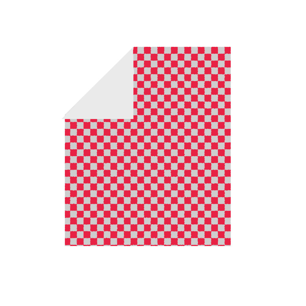 274.11-CARTA ANTIGRASSO BASKET RED FITIPALDI 35+20 G/M2 31x38 CM ROSSO PERGAMENA + ALLUMINIO (1000 u.)