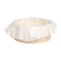 280.51-ANELLO DA FORNO CON CARTA 'WOOD' 545 ML Ø 11,8x5 CM NATURALE LEGNO (10 u.)